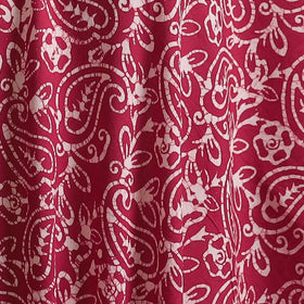 Hand Block Batik Print Cotton Fabric 04