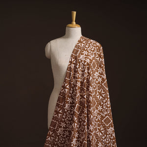 Hand Block Batik Print Cotton Fabric 06