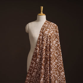 Hand Block Batik Print Cotton Fabric 06