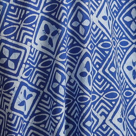 Hand Block Batik Print Cotton Fabric 07