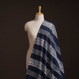 Hand Block Batik Print Cotton Fabric 08