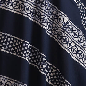 Hand Block Batik Print Cotton Fabric 08