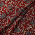 Sanganeri Floral Hand Block Print Modal Silk Fabric 01