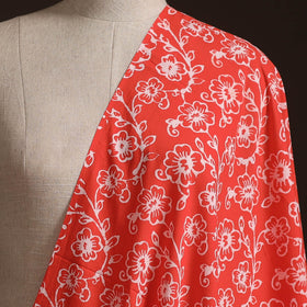 Hand Block Batik Print Cotton Fabric 10