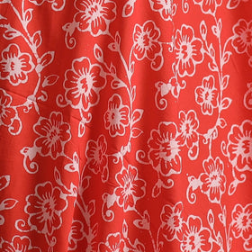 Hand Block Batik Print Cotton Fabric 10
