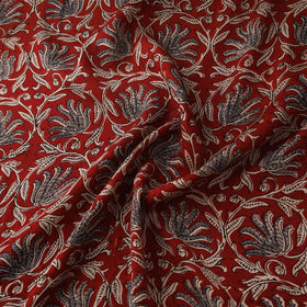 Sanganeri Floral Hand Block Print Modal Silk Fabric 01