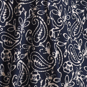Hand Block Batik Print Cotton Fabric 11