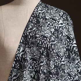 Hand Block Batik Print Cotton Fabric 14