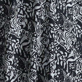 Hand Block Batik Print Cotton Fabric 14