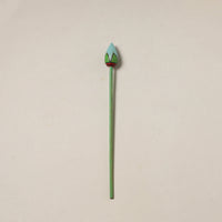 Hand-Carved Wooden Home Decor Flower Stick 06