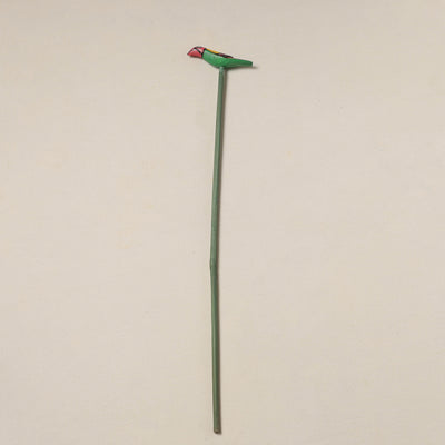 Hand-Carved Wooden Home Decor Bird Stick 08