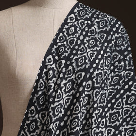 Hand Block Batik Print Cotton Fabric 12