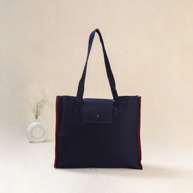 Blue - Srikalahasti Handpainted Kalamkari Shoulder Bag 63