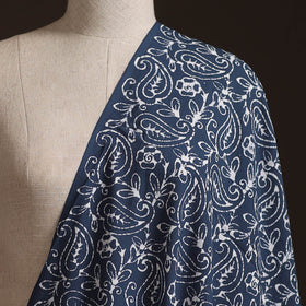 Hand Block Batik Print Cotton Fabric 16