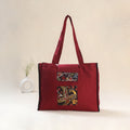 Red - Srikalahasti Handpainted Kalamkari Shoulder Bag 64