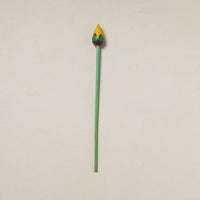 Hand-Carved Wooden Home Decor Flower Stick 07