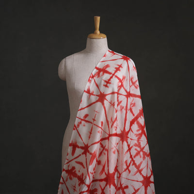 Shibori Tie-Dye Chanderi Silk Fabric 07