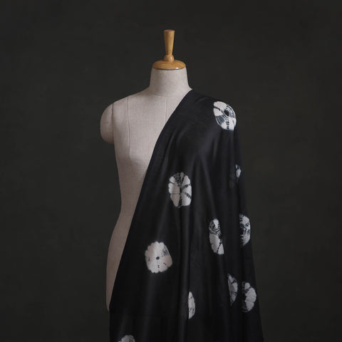 Shibori Tie-Dye Chanderi Silk Fabric 09