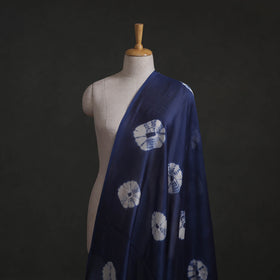 Shibori Tie-Dye Chanderi Silk Fabric 11