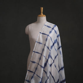 Shibori Tie-Dye Chanderi Silk Fabric 12