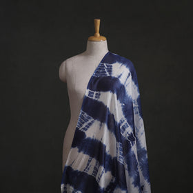 Shibori Tie-Dye Chanderi Silk Fabric 14