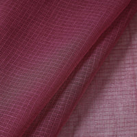 Purple - Plain Weaving Kota Doria Cotton Fabric 07