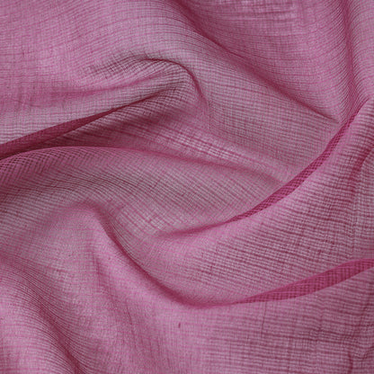Purple - Kota Doria Weaving Plain Cotton Fabric