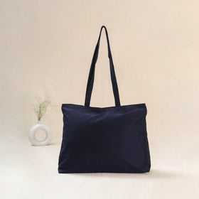 Blue - Srikalahasti Kalamkari Handpainted Shoulder Bag 04