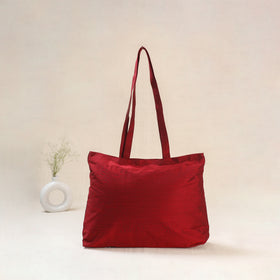 Red - Srikalahasti Kalamkari Handpainted Shoulder Bag 11