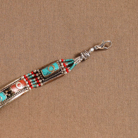 Multicolor - ethnic tribal tibetan metal bracelet