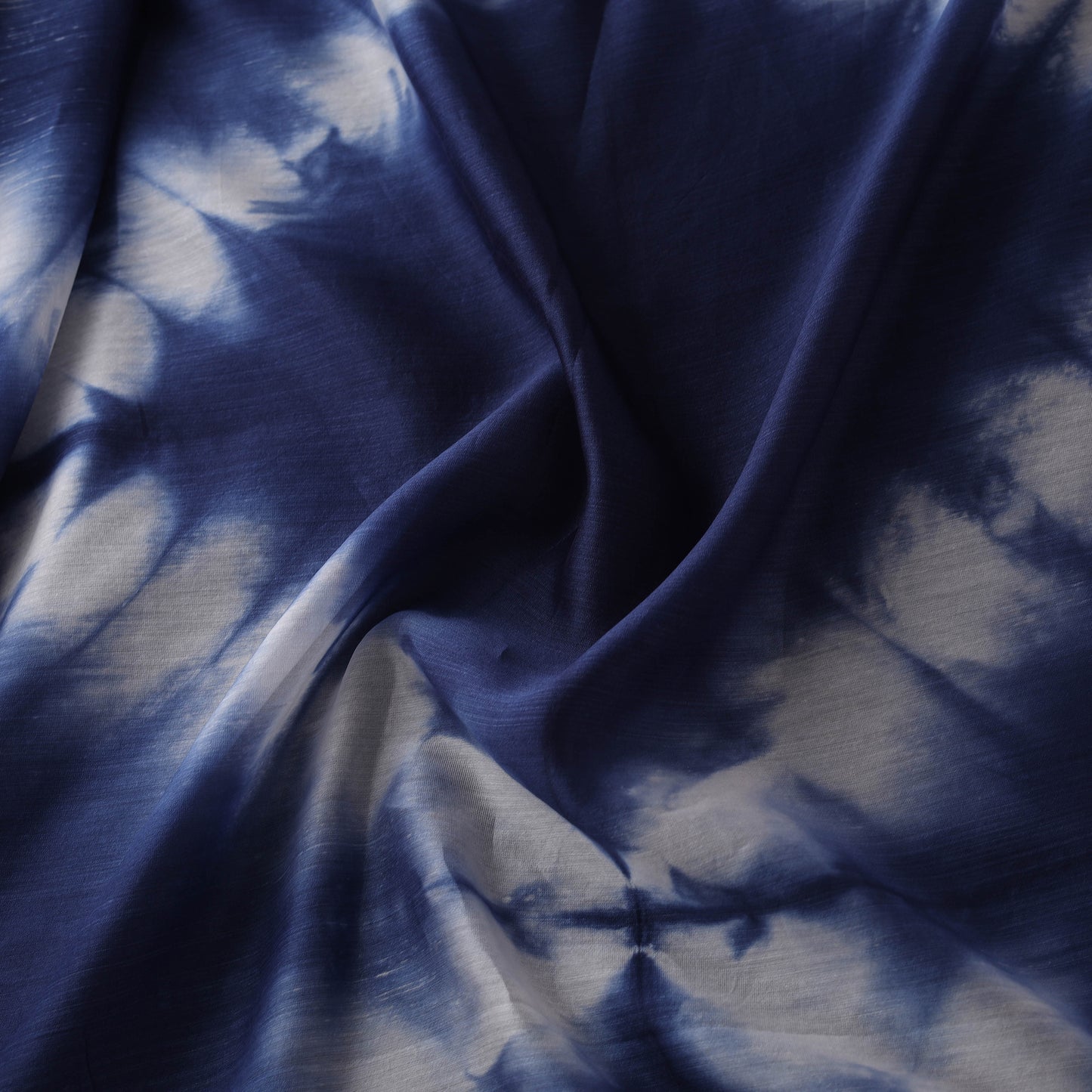 Shibori Tie-Dye Chanderi Silk Fabric 15