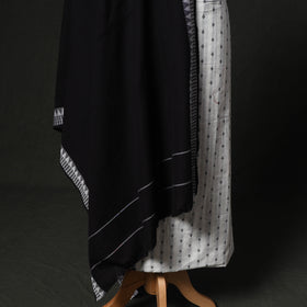 Jacquard Woven 2pc Cotton Unstitched Dress Material Kurta Set with Jewellery 17