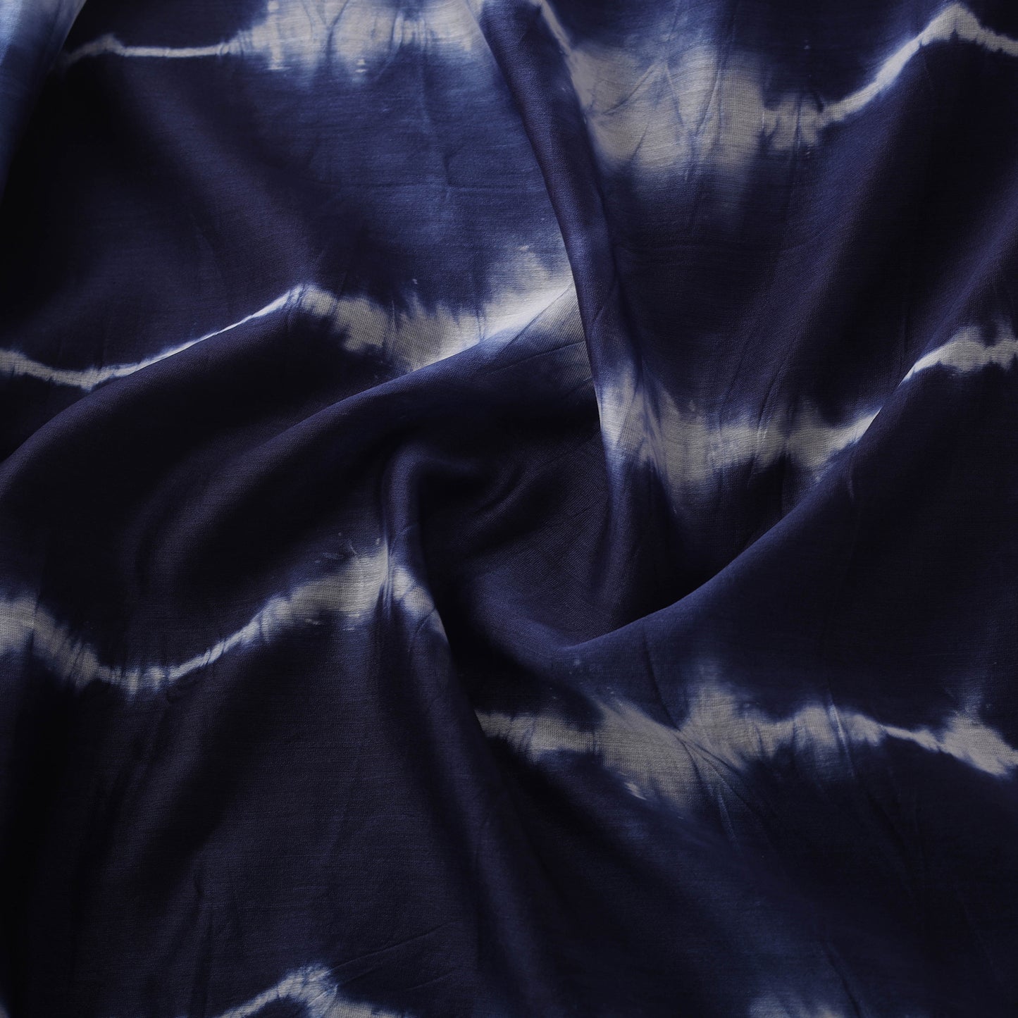 Shibori Tie-Dye Chanderi Silk Fabric 13