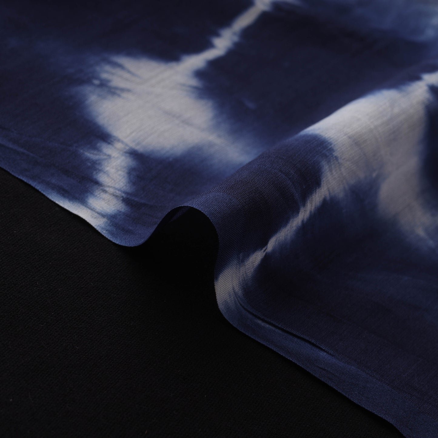 Shibori Tie-Dye Chanderi Silk Fabric 13
