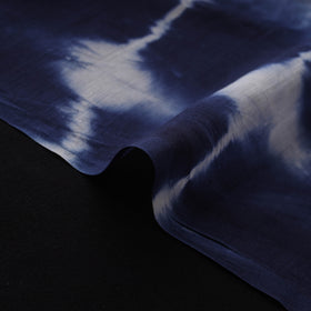 Shibori Tie-Dye Chanderi Silk Fabric 13
