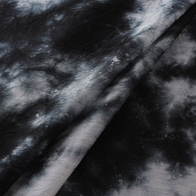Shibori Tie-Dye Chanderi Silk Fabric 10