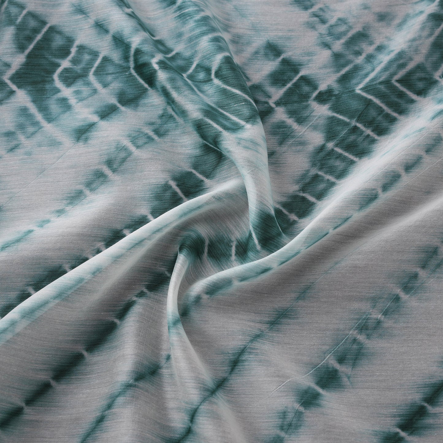 Shibori Tie-Dye Chanderi Silk Fabric 02