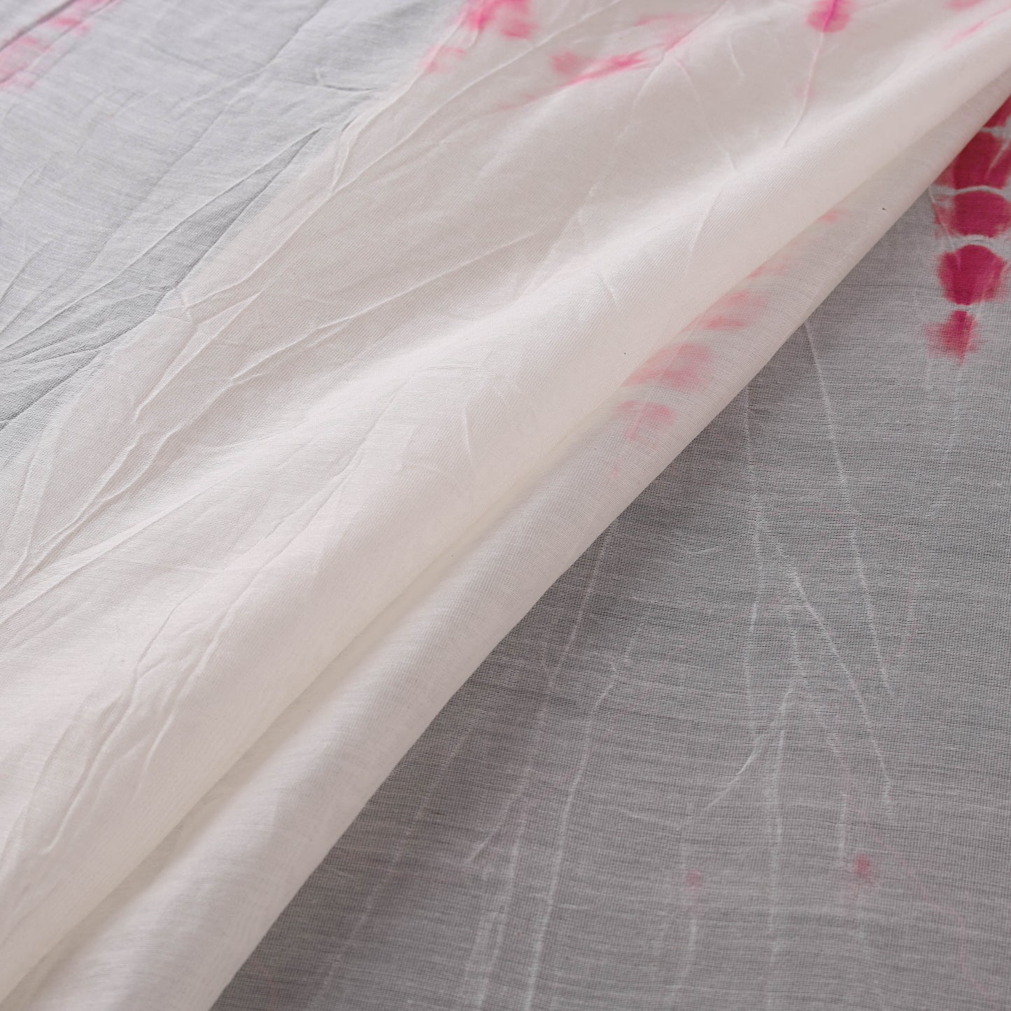 Shibori Tie-Dye Chanderi Silk Fabric 01