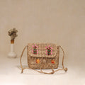 Handcrafted Natural Water Hyacinth Hand Embroidered Sling Bag 15