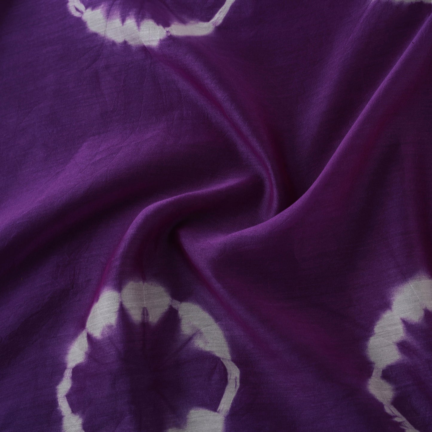 Shibori Tie-Dye Chanderi Silk Fabric 08