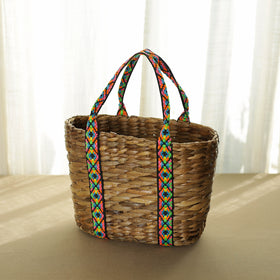 Eco-Friendly Handwoven Water Hyacinth Handbag for Women