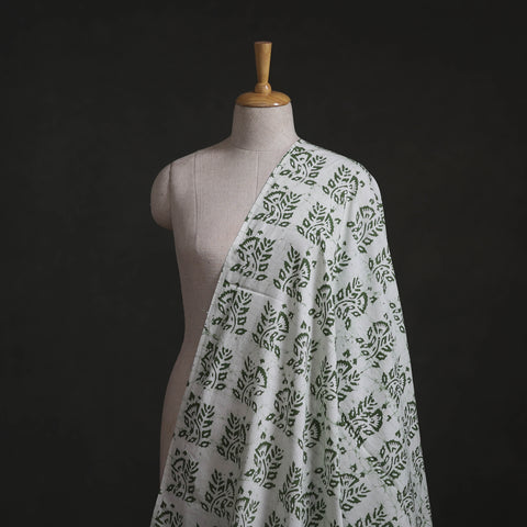 Kutch Hand Block Batik Print Pure Cotton Fabric 01
