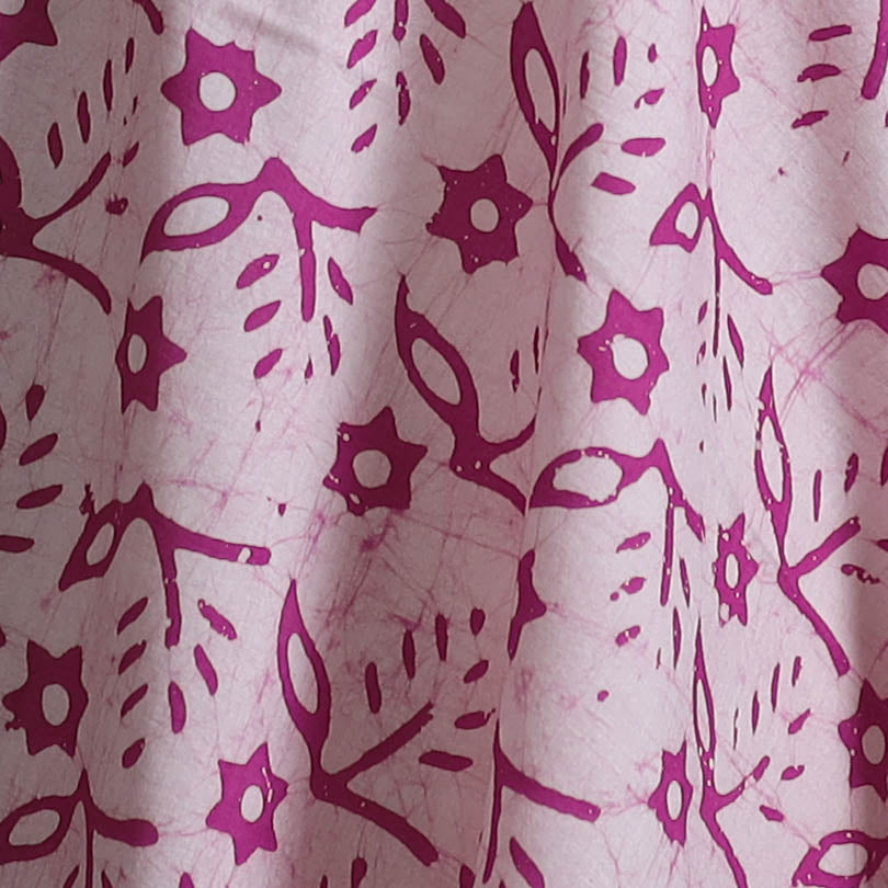 Kutch Hand Block Batik Print Pure Cotton Fabric 03