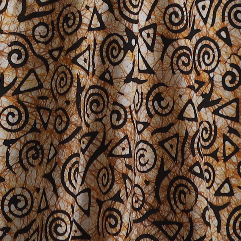 Kutch Hand Block Batik Print Pure Cotton Fabric 08