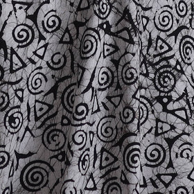 Kutch Hand Block Batik Print Pure Cotton Fabric 09