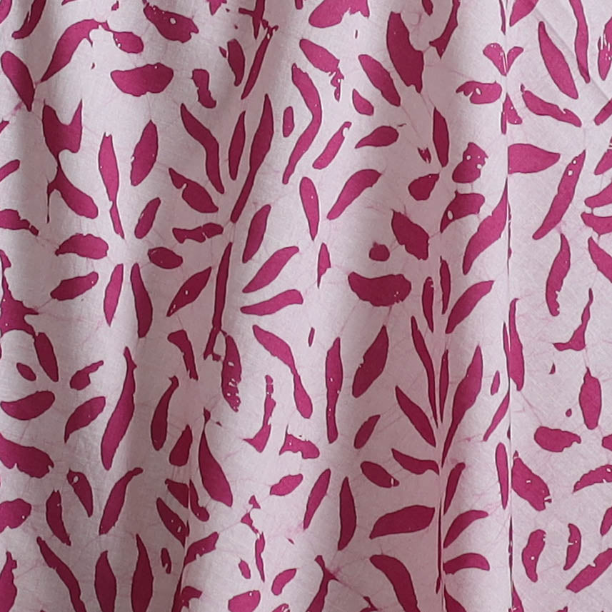 Kutch Hand Block Batik Print Pure Cotton Fabric 10