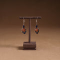 Orange - ethnic tribal tibetan earrings from himalaya 47