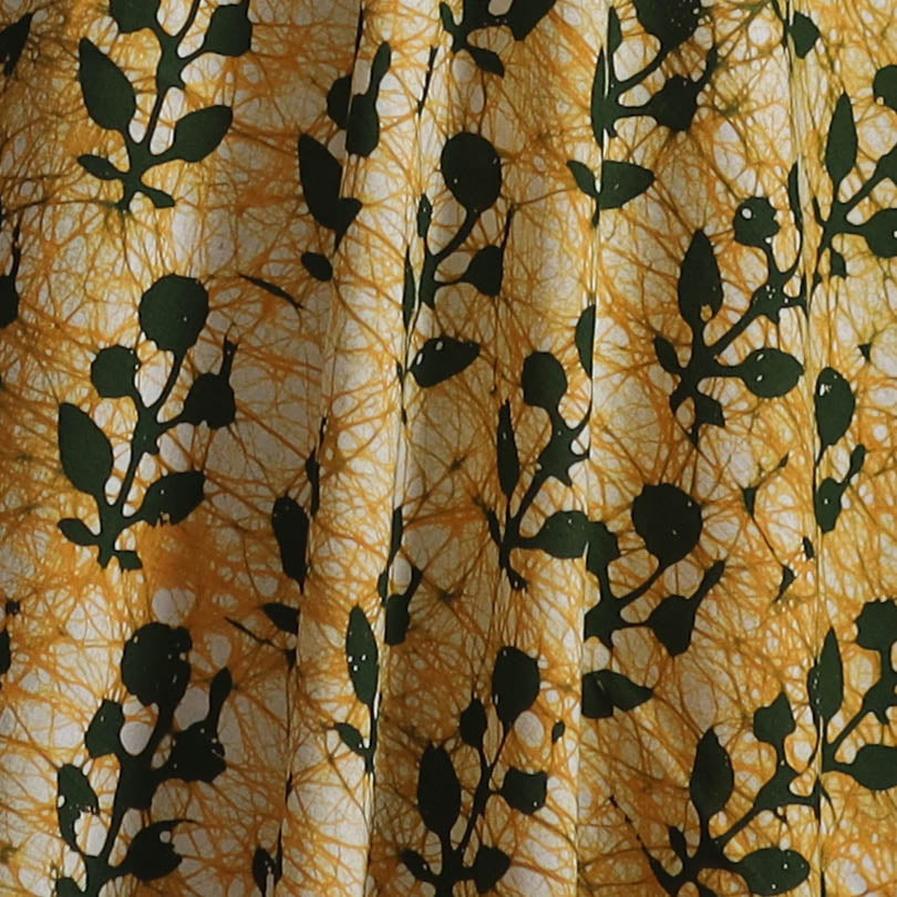 Kutch Hand Block Batik Print Pure Cotton Fabric 19