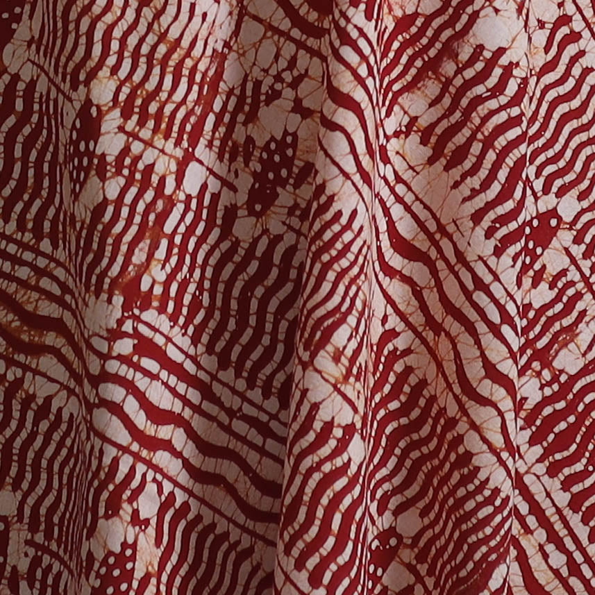 Kutch Hand Block Batik Print Pure Cotton Fabric 20