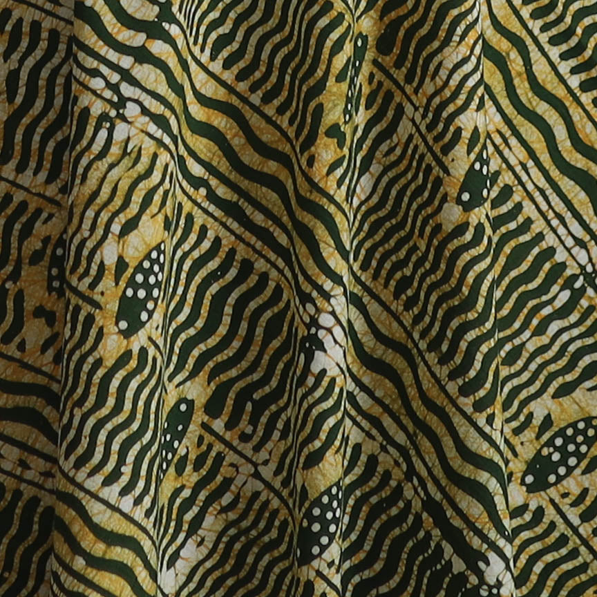 Kutch Hand Block Batik Print Pure Cotton Fabric 21